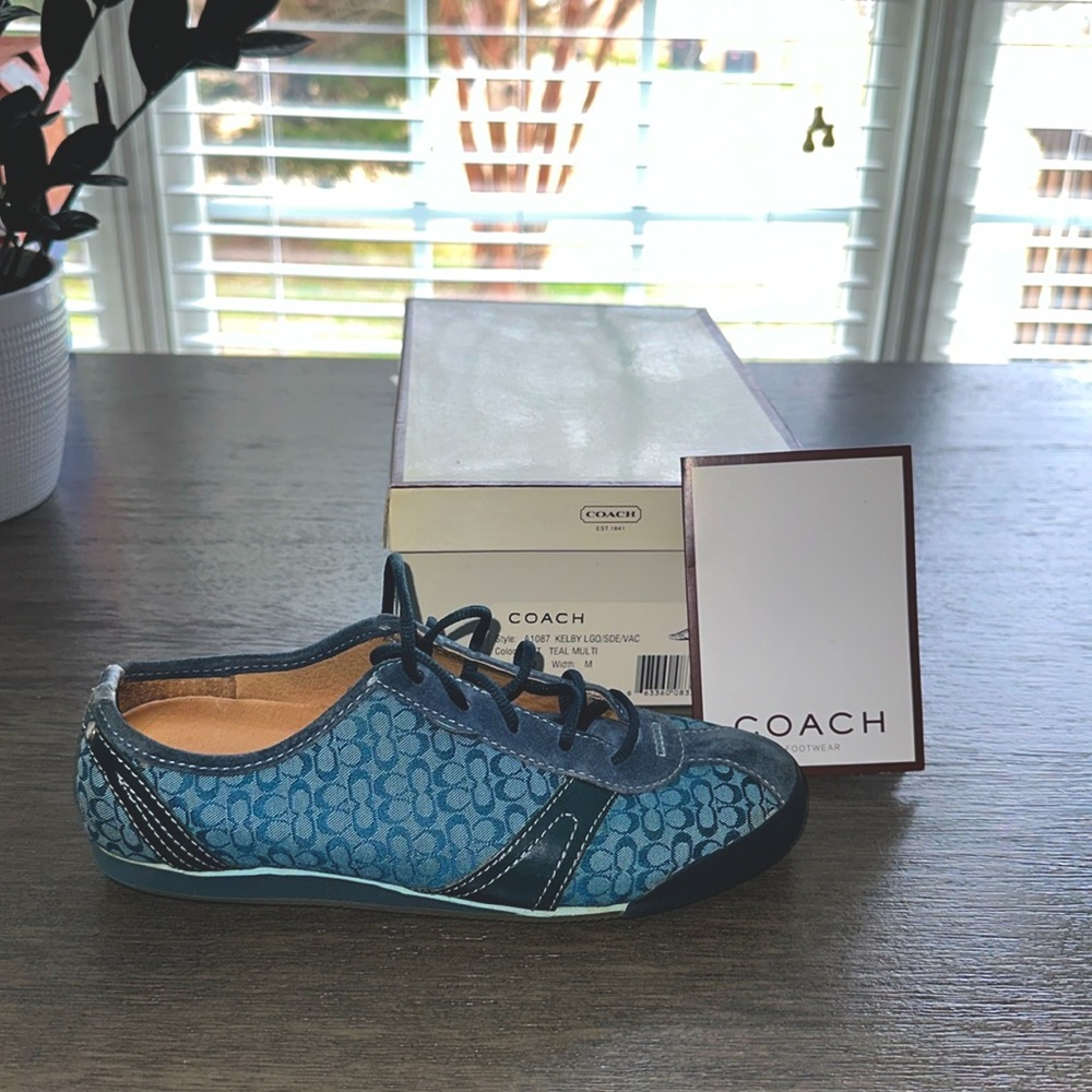 Coach Sneakers Teal